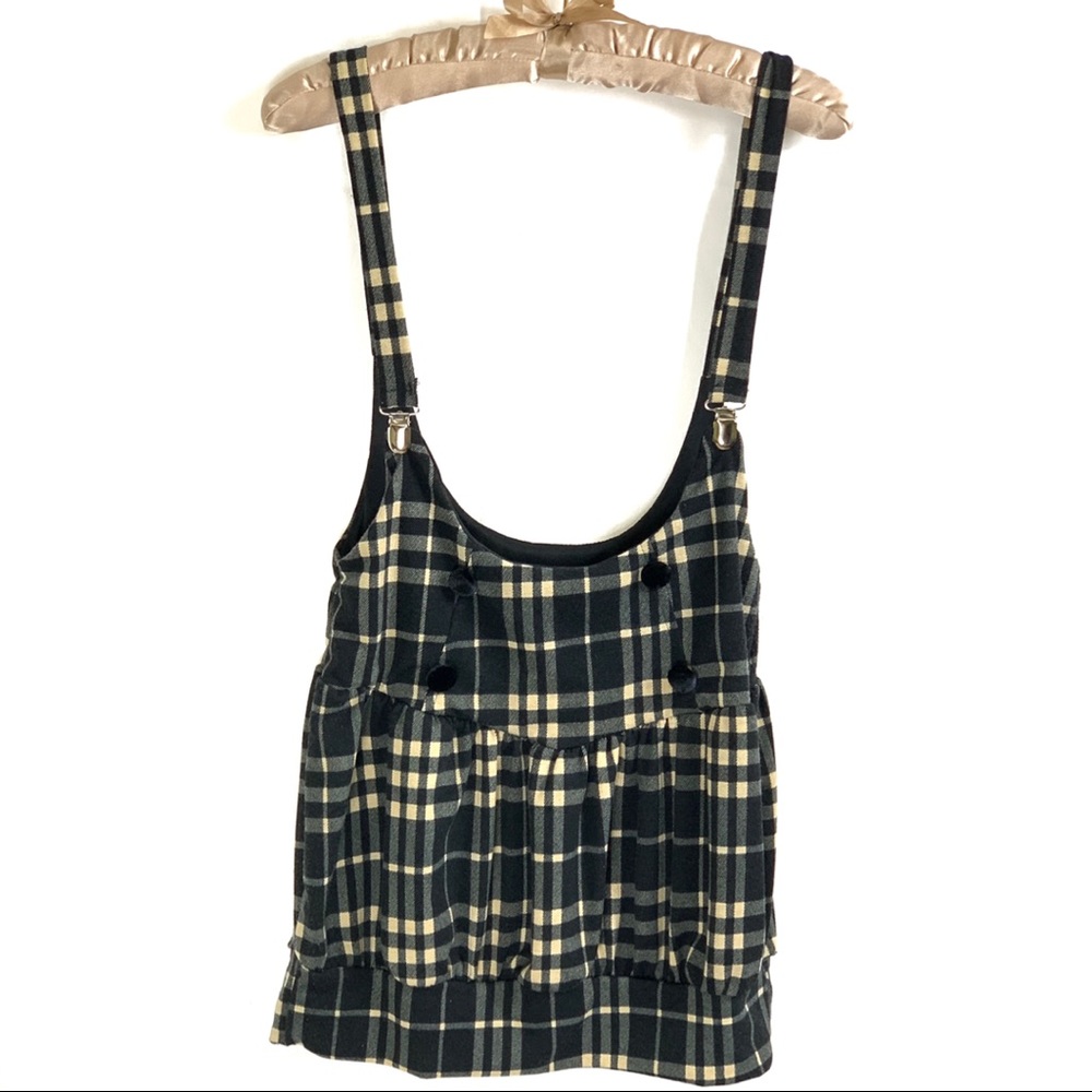 Misope Plaid Mini Dress